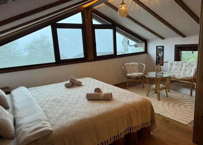 Πανσιόν панорама Leshten